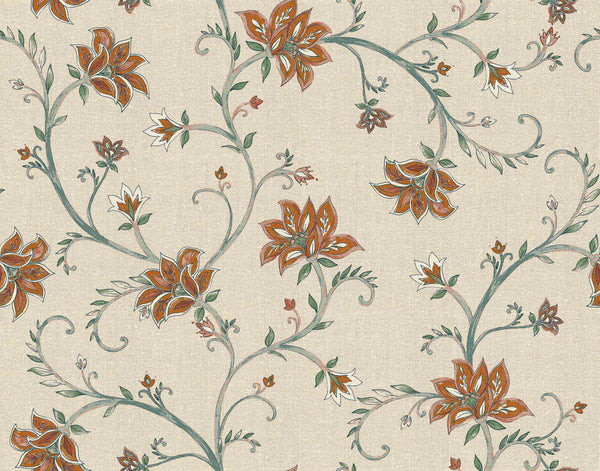 Lily Green, Green Wallcoverings | Coordonné