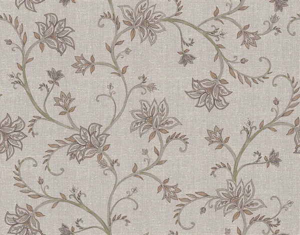 Lily Ecru, Ecru Wallcoverings | Coordonné