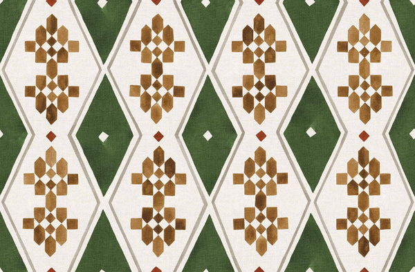 Beldi Rugs Leaves, Leaves Wallcoverings | Coordonné