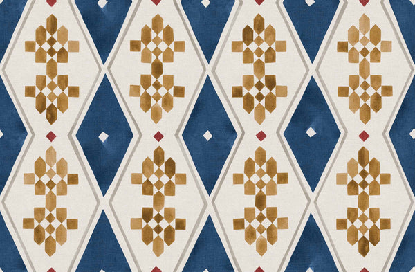 Beldi Rugs Ultramarine, Ultramarine Wallcoverings | Coordonné