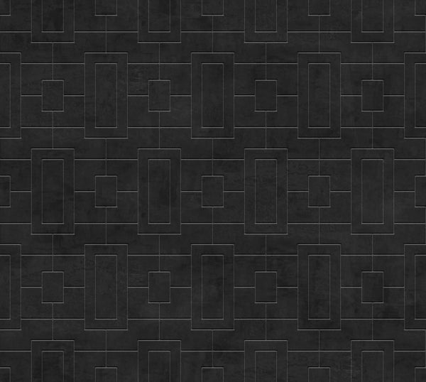 Fretwork Slate, Slate Wallcoverings | Coordonné