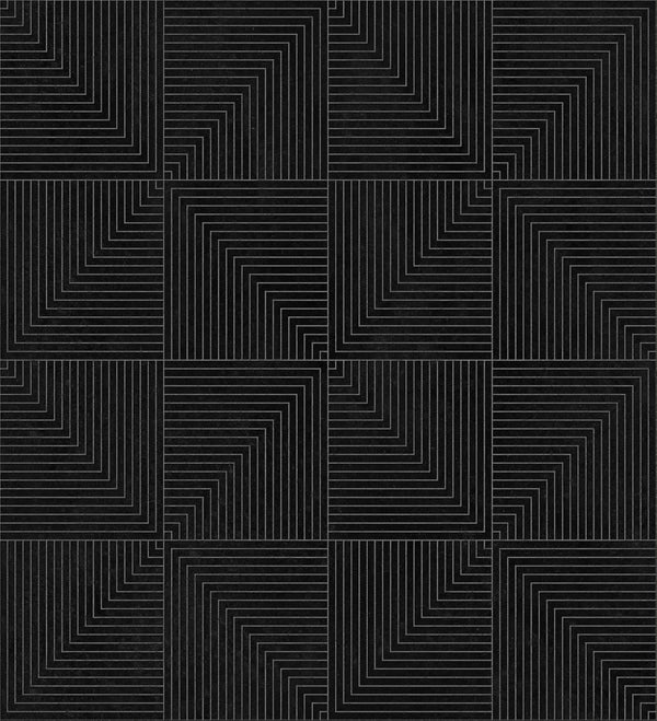 Tetragonal Slate, Slate Wallcoverings | Coordonné