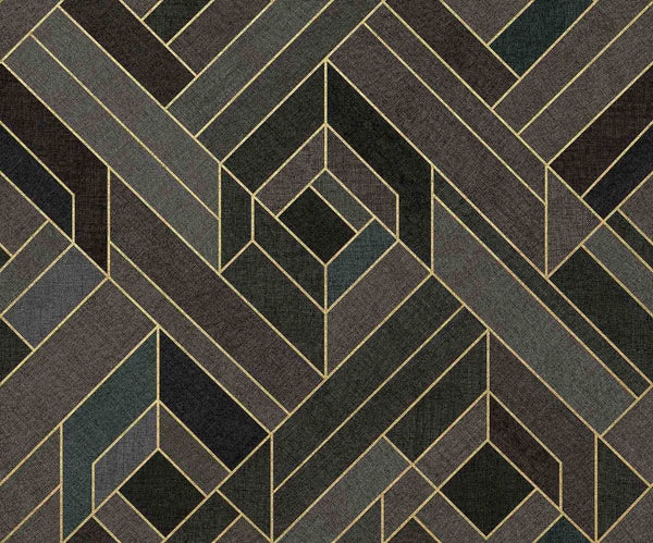 Hexagonal Slate, Slate Wallcoverings | Coordonné