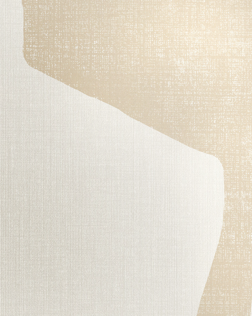 London All About Big Geo Vanilla Wallcovering | Phillipe Romano