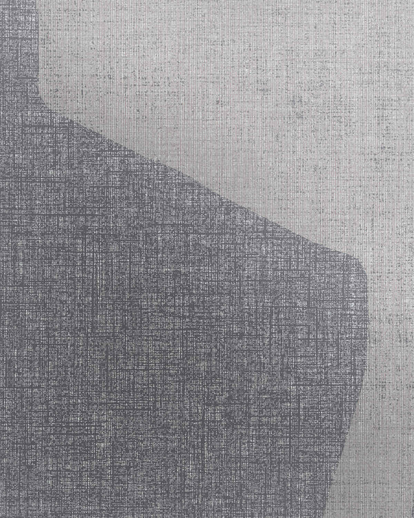 London All About Big Geo Titanium Wallcovering | Phillipe Romano