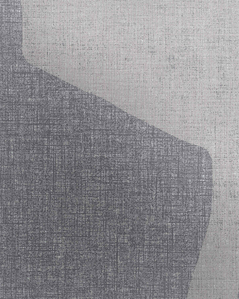 London All About Big Geo Titanium Wallcovering | Phillipe Romano