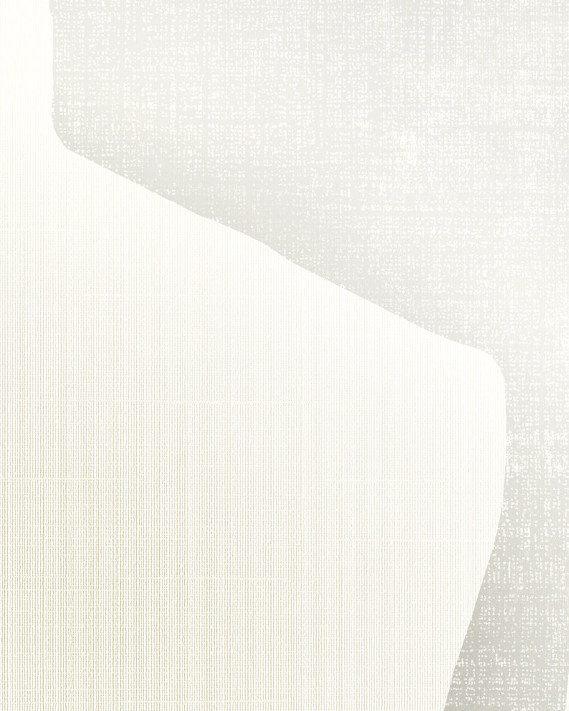 London All About Big Geo Platinum White Wallcovering | Phillipe Romano