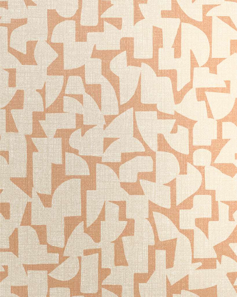 London All About Geo Rose Beige Wallcovering | Phillipe Romano
