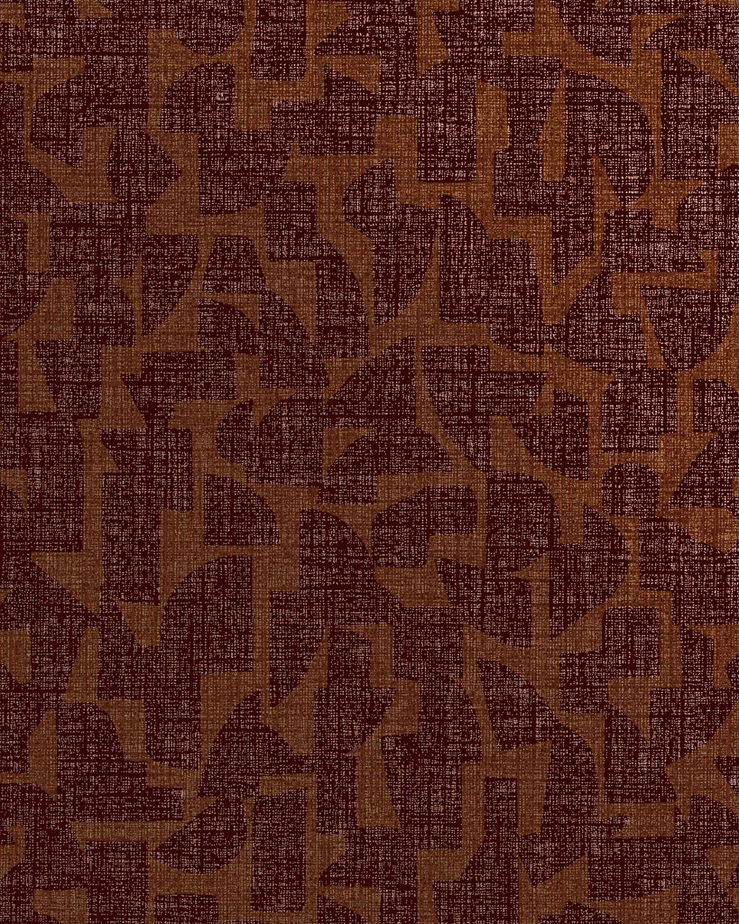 London All About Geo Ruby Wallcovering | Phillipe Romano