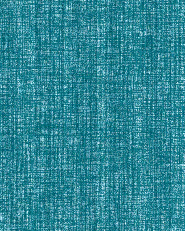 London All About Linen Deep Teal Wallcovering | Phillipe Romano