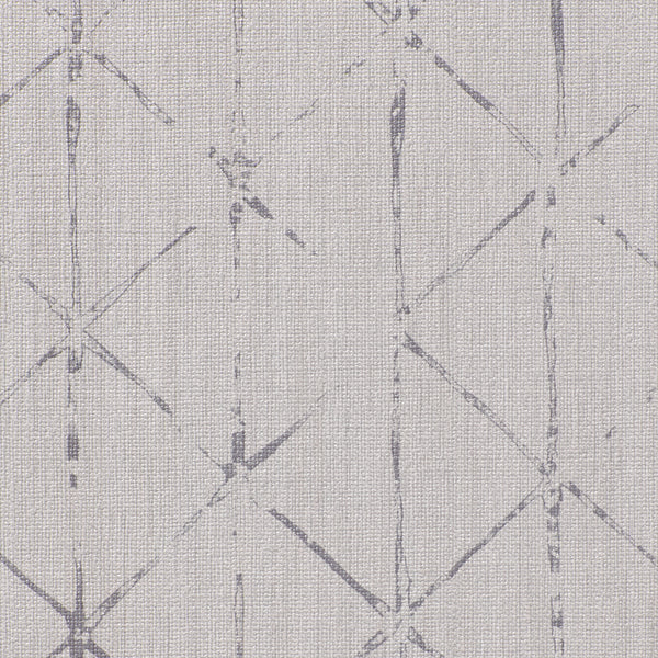 London Grate Expectations Silver File Wallcovering | Phillipe Romano