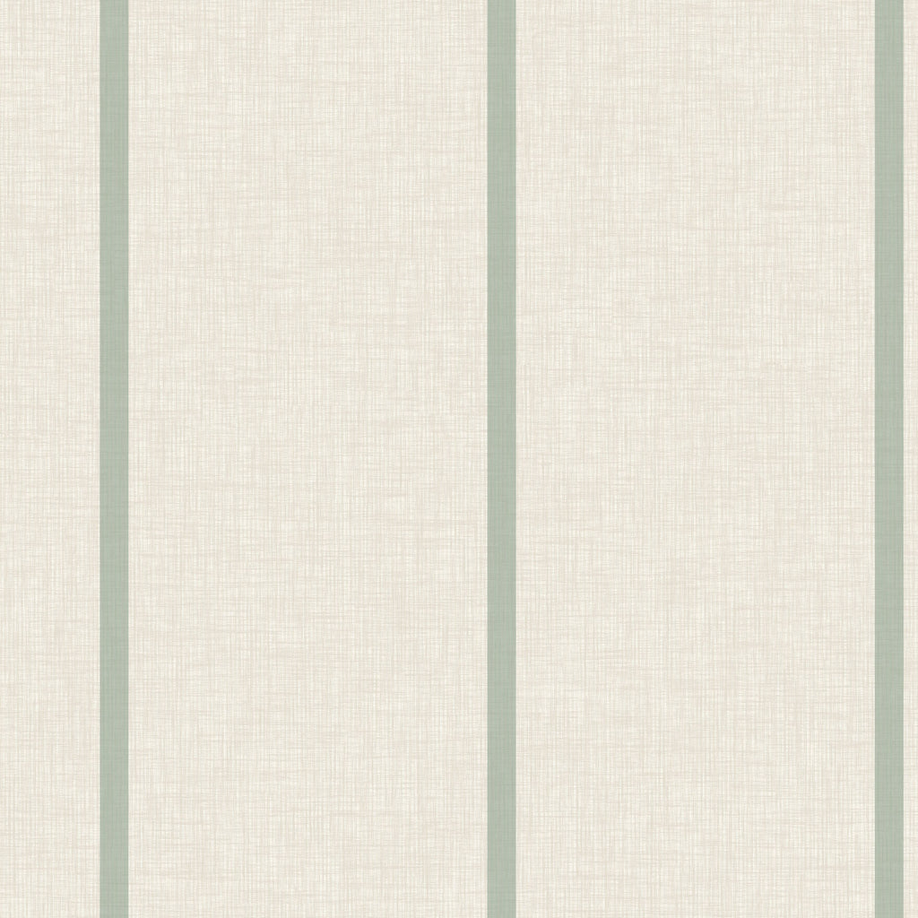 London Malta Mini Stripe Fresh Pearl Wallcovering | Phillipe Romano