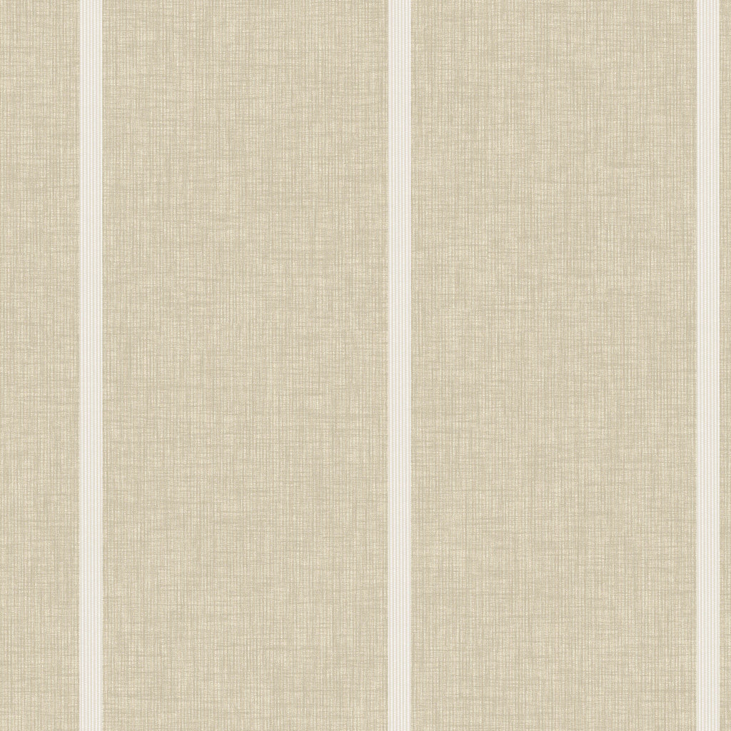 London Malta Mini Stripe Island Beige Wallcovering | Phillipe Romano