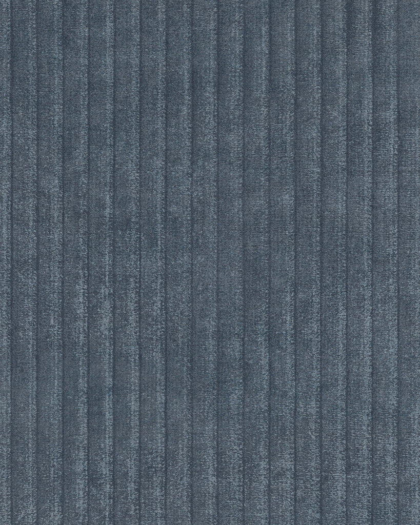 London Velvet Corduroy Indigo Wallcovering | Phillipe Romano