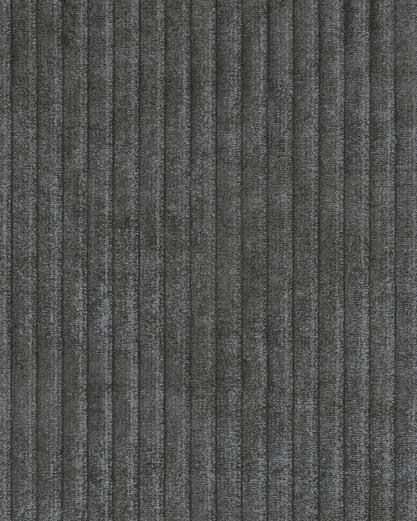 London Velvet Corduroy Kohl Wallcovering | Phillipe Romano