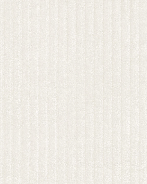 London Velvet Corduroy White Wallcovering | Phillipe Romano