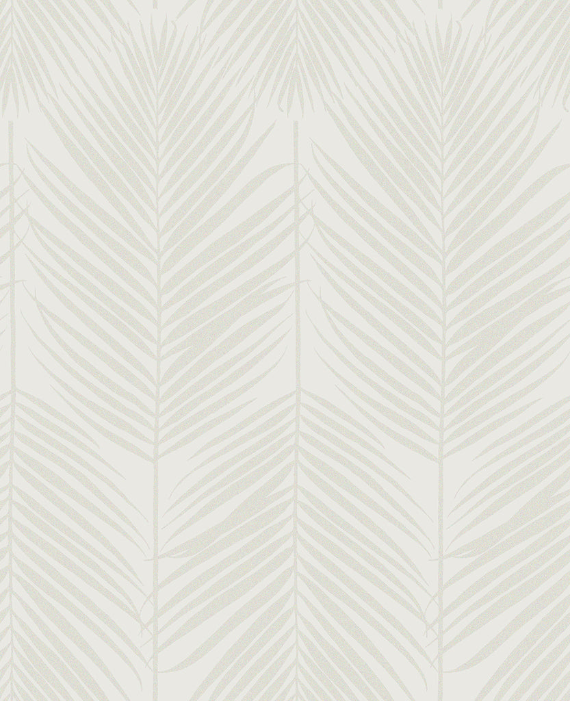 Malibu Persei Palm Wallpaper - Contemporary Botanical - Chardonnay | Malibu Wallpaper