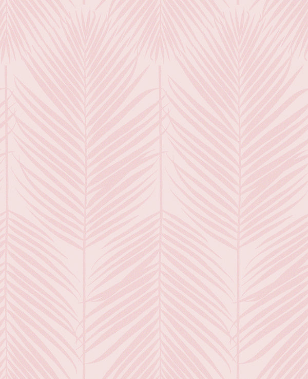 Persei Palm Contemporary Botanical - Blush | Architectural Wallcoverings