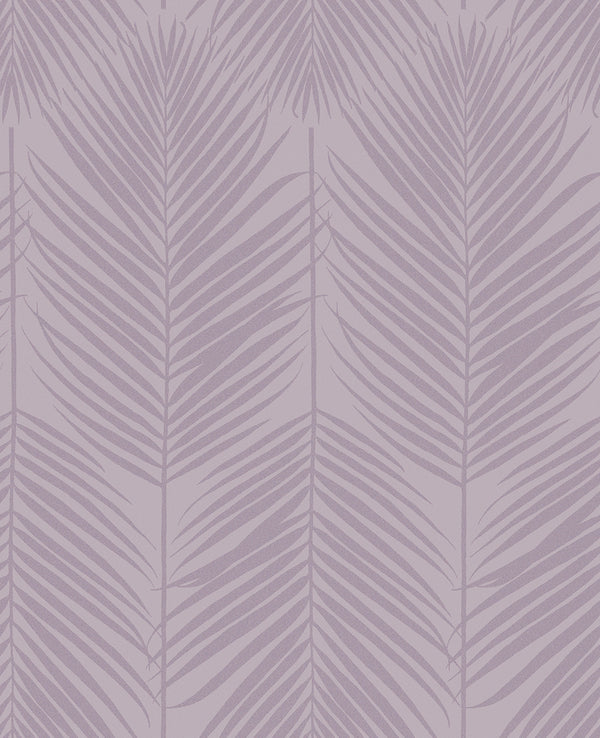 Persei Palm Contemporary Botanical - Lilac | Architectural Wallcoverings