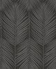 Malibu Persei Palm Wallpaper - Contemporary Botanical - Midnight Galaxy | Malibu Wallpaper