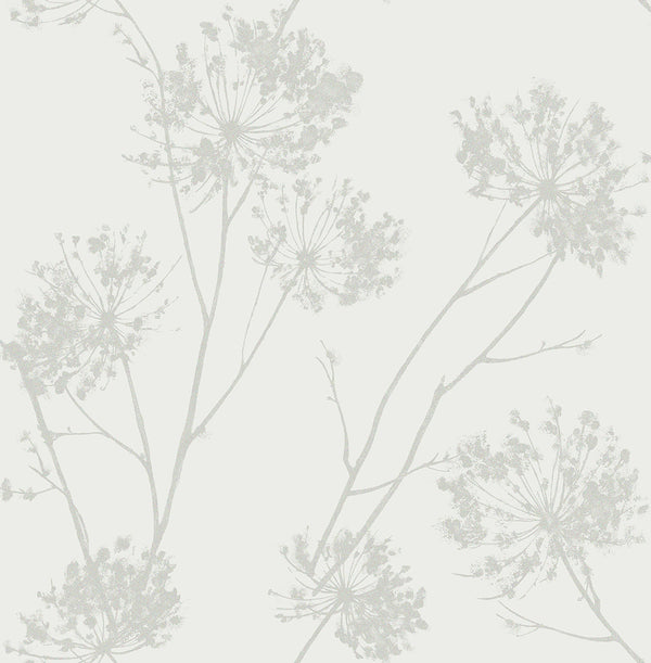 Wild Grass Contemporary Botanical - Chardonnay | Architectural Wallcoverings