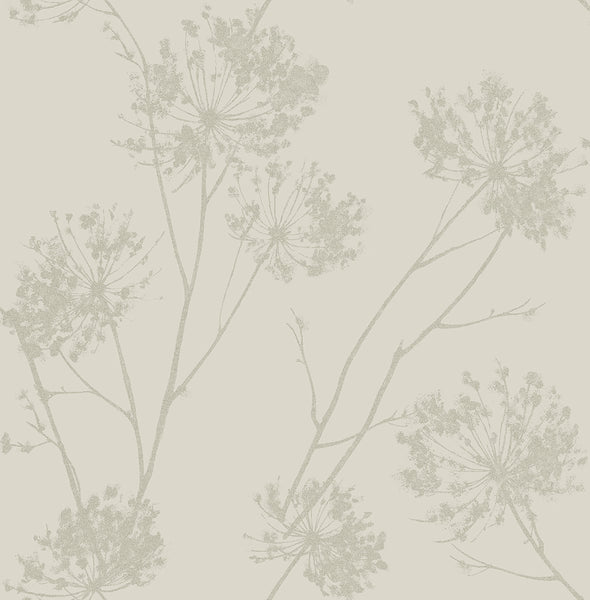 Malibu Wild Grass Wallpaper - Contemporary Botanical - Champagne | Malibu Wallpaper