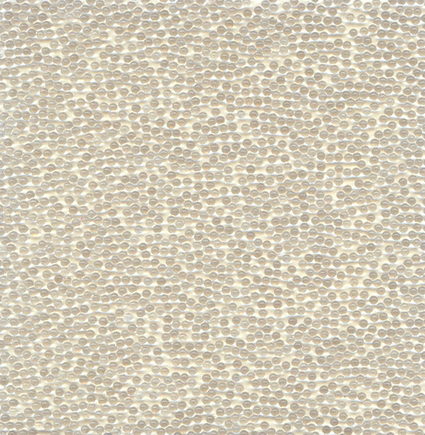 Beadazzled Pearlie - Off-White Wallcovering | Maya Romanoff