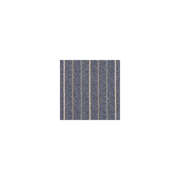 Silverton Stripe - Indigo Blue By G P & J Baker | Silverton Weaves |  Upholstery Weave