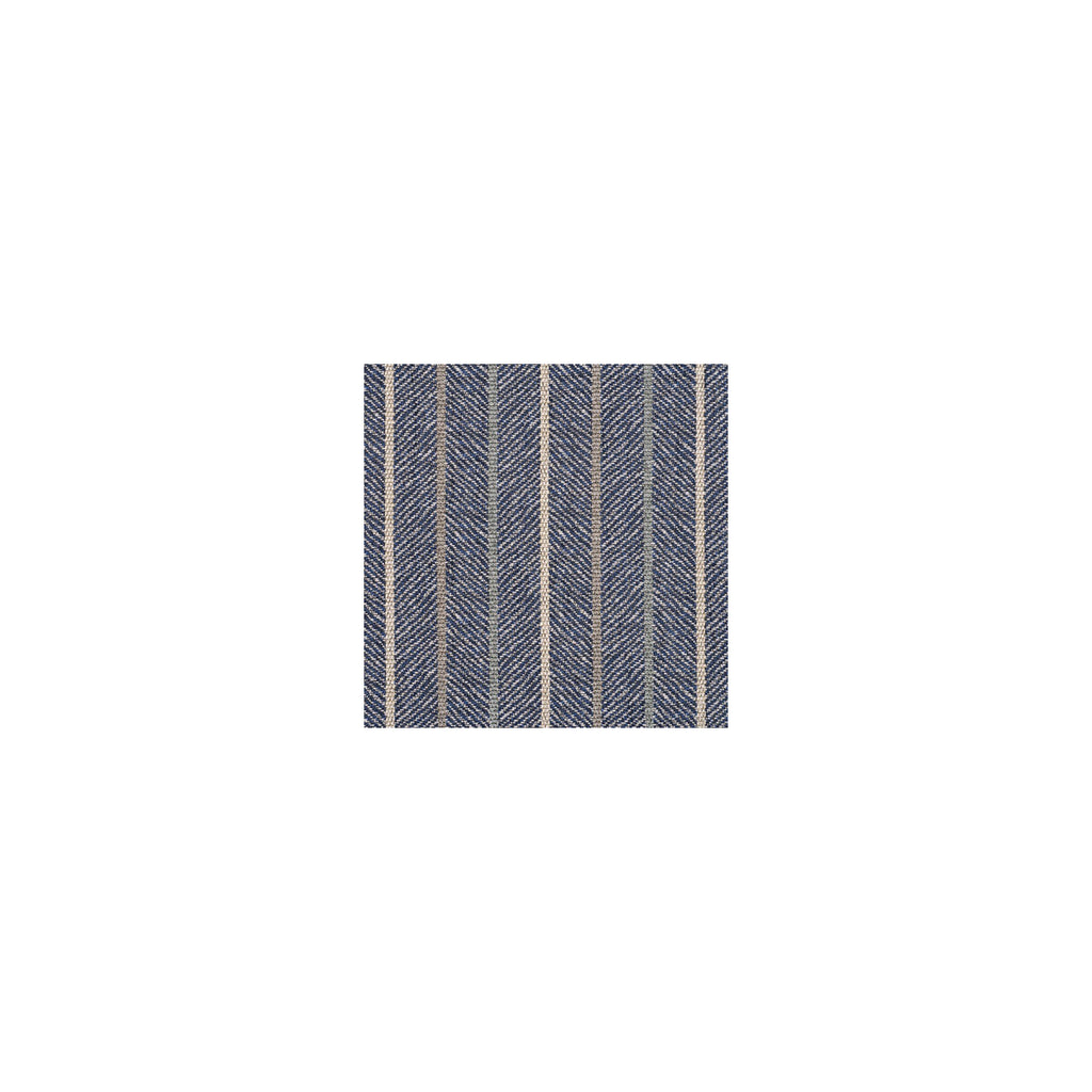 Samples and Purchasing available for Silverton Stripe - Indigo Blue By G P & J Baker | Silverton Weaves |  Upholstery Weave at Designer Wallcoverings and Fabrics