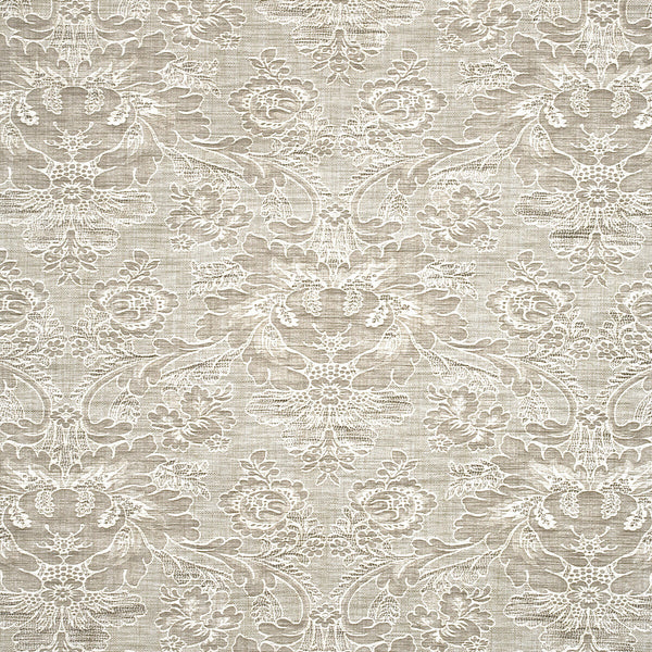 Hartbury Damask - Ivory White By G P & J Baker | Marwood Ii |Damask  Multipurpose Weave