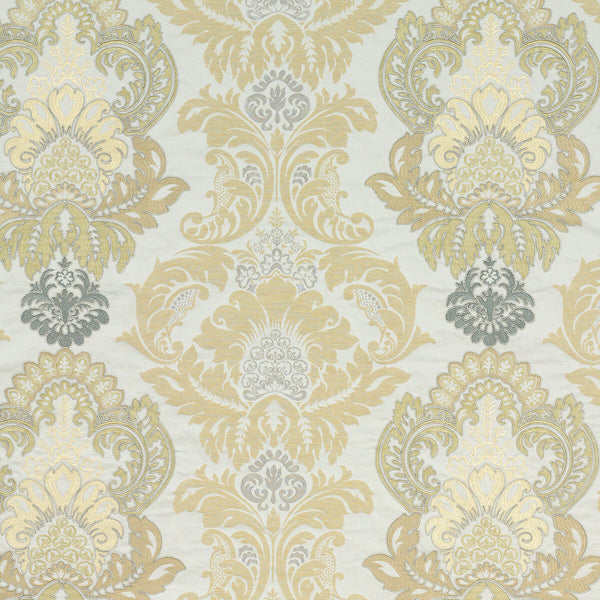 Waterford Damask - Bronze/Natural Beige By G P & J Baker | Simply Damask |  Drapery Embroidery