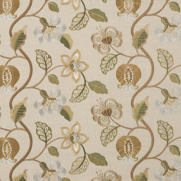 Elvaston - Willow Green By G P & J Baker | Langdale |  Drapery Embroidery