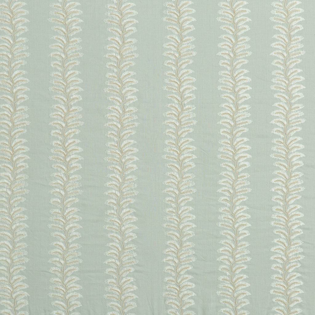 Samples and Purchasing available for Bradbourne - Pale Aqua Light Green By G P & J Baker | Langdale |  Multipurpose Embroidery at Designer Wallcoverings and Fabrics