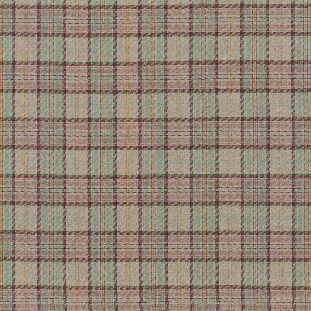 Samples and Purchasing available for Victoria Plaid - Quartz Pink By G P & J Baker | Historic Royal Palaces |  Multipurpose Weave at Designer Wallcoverings and Fabrics