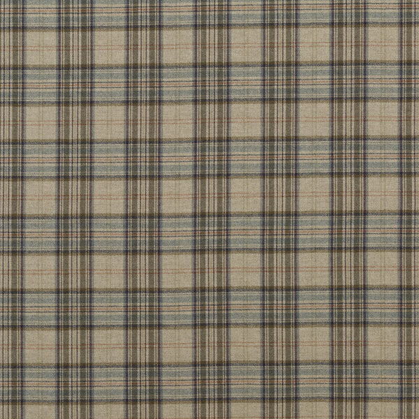 Victoria Plaid - Soft Jade Beige By G P & J Baker | Historic Royal Palaces |  Multipurpose Weave