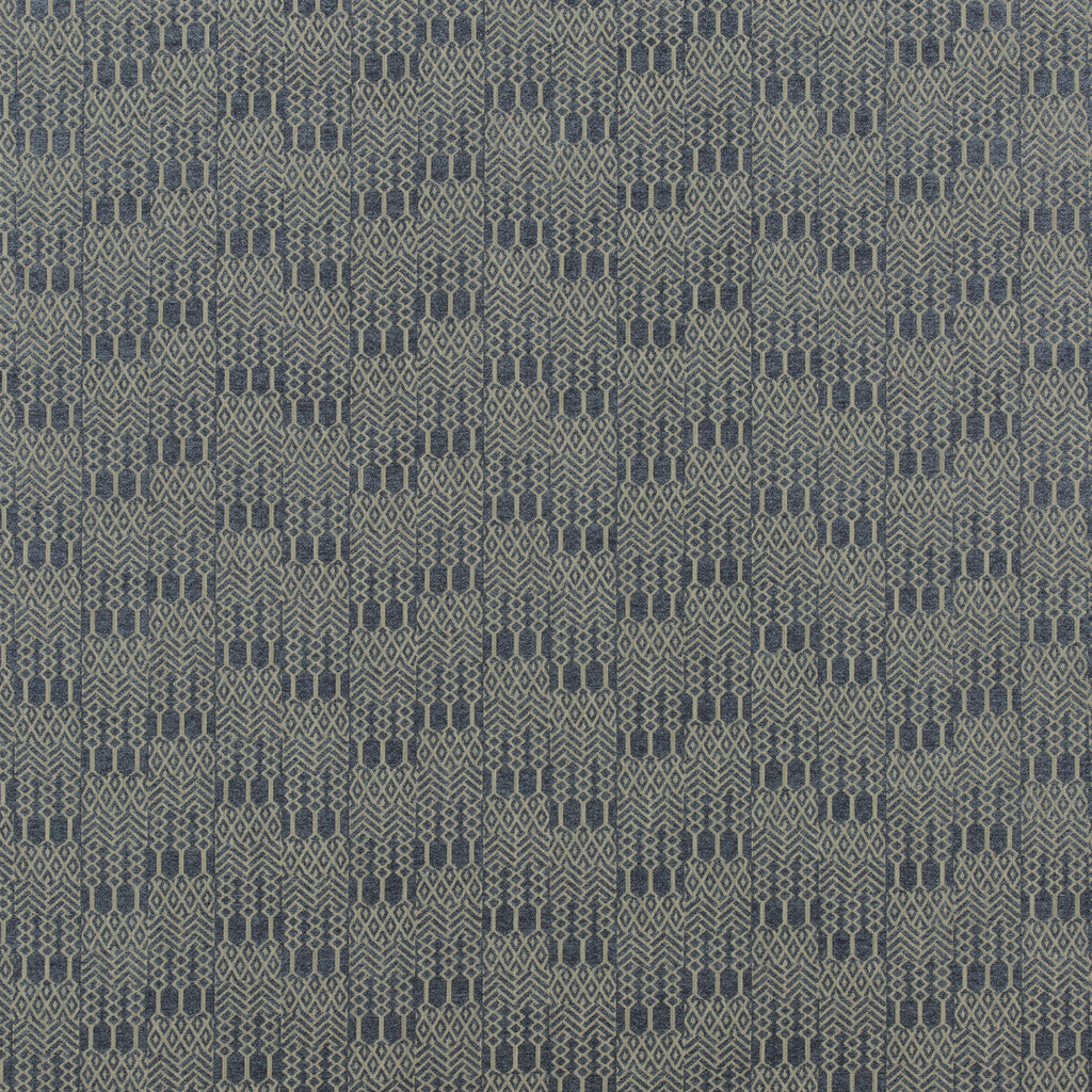 Samples and Purchasing available for Chimney Weave - Sapphire Blue By G P & J Baker | Historic Royal Palaces |  Upholstery Chenille at Designer Wallcoverings and Fabrics