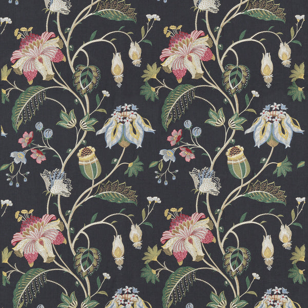 Therapia - Indigo Blue By G P & J Baker | East To West |  Drapery Embroidery