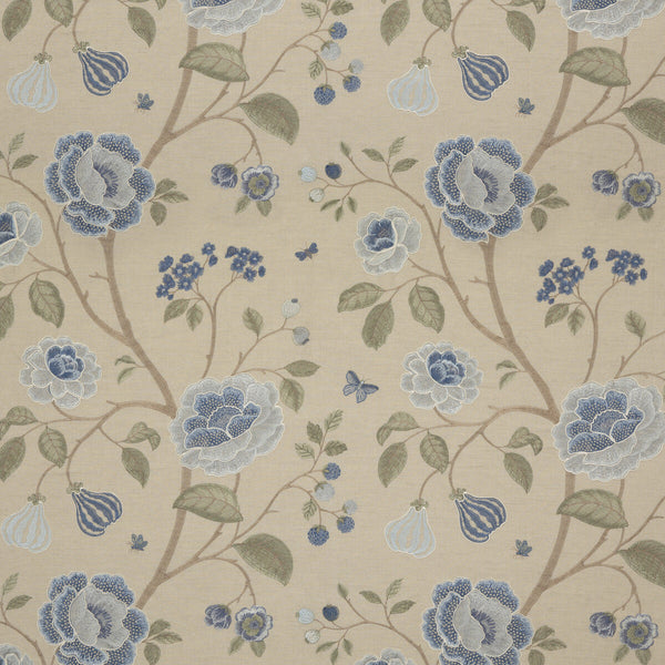 Lillington - Soft Blue Blue By G P & J Baker | Keswick Embroideries |  Multipurpose Embroidery