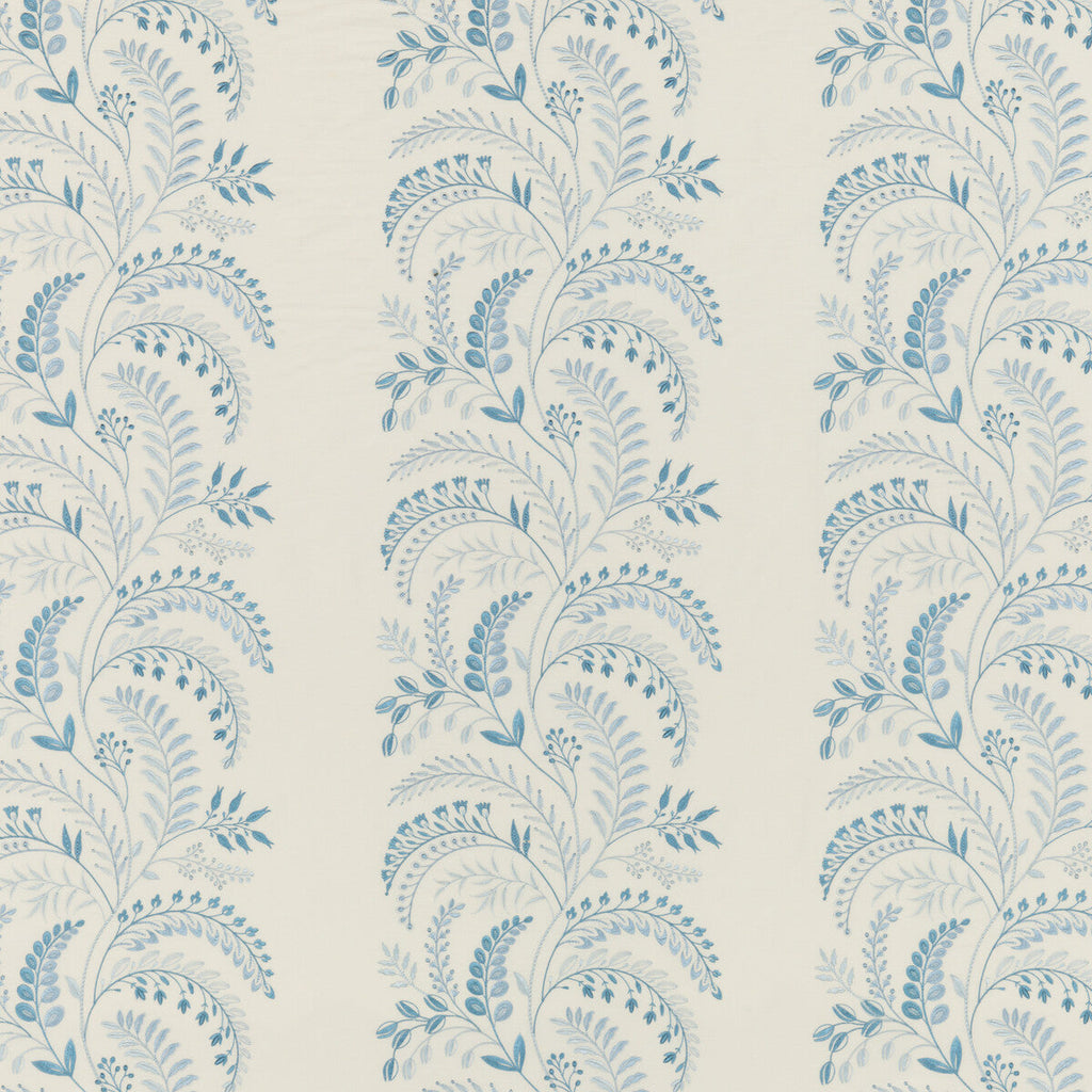 Samples and Purchasing available for Pennington - Soft Blue Blue By G P & J Baker | Signature Prints |  Drapery Embroidery at Designer Wallcoverings and Fabrics