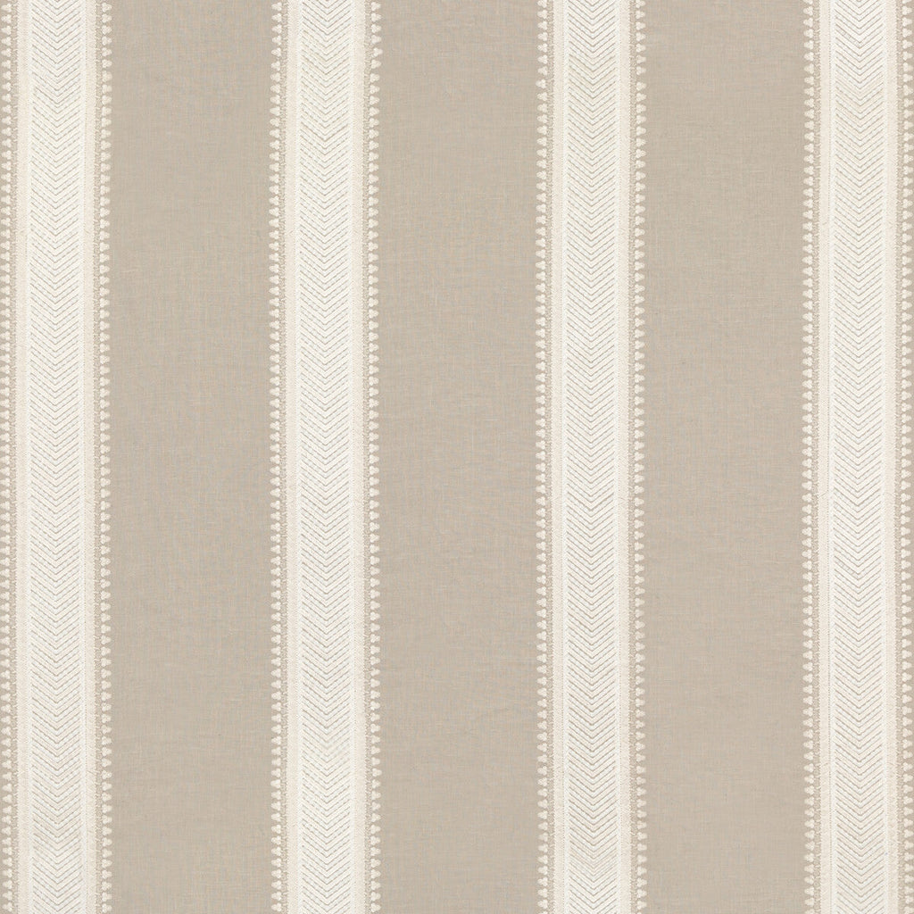 Samples and Purchasing available for Kerris Stripe - Dove Grey By G P & J Baker | Artisan Ii |  Multipurpose Embroidery at Designer Wallcoverings and Fabrics