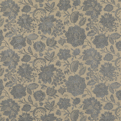 Samples and Purchasing available for Berwick - Blue Blue By G P & J Baker | Portobello |  Multipurpose Embroidery at Designer Wallcoverings and Fabrics