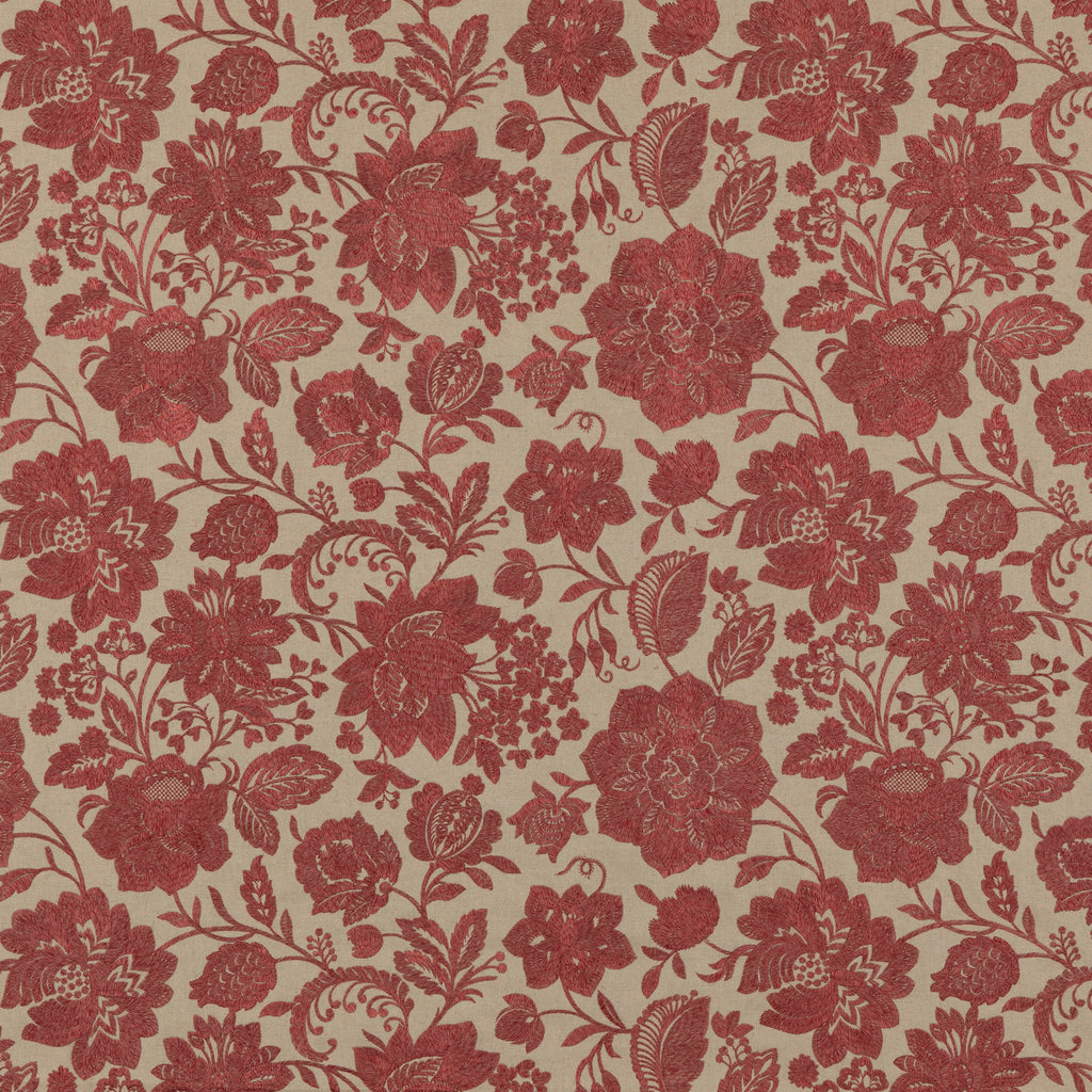 Berwick - Red Red By G P & J Baker | Portobello |  Multipurpose Embroidery