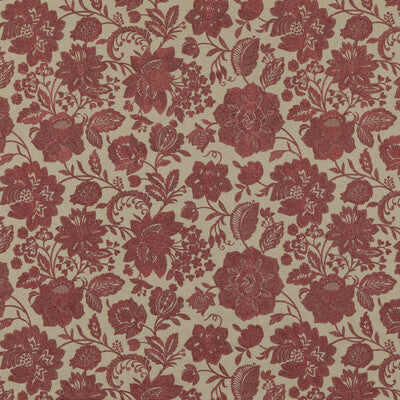 Samples and Purchasing available for Berwick - Red Red By G P & J Baker | Portobello |  Multipurpose Embroidery at Designer Wallcoverings and Fabrics