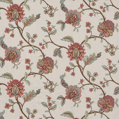 Samples and Purchasing available for Sudbury - Red Red By G P & J Baker | Caspian |  Multipurpose Embroidery at Designer Wallcoverings and Fabrics