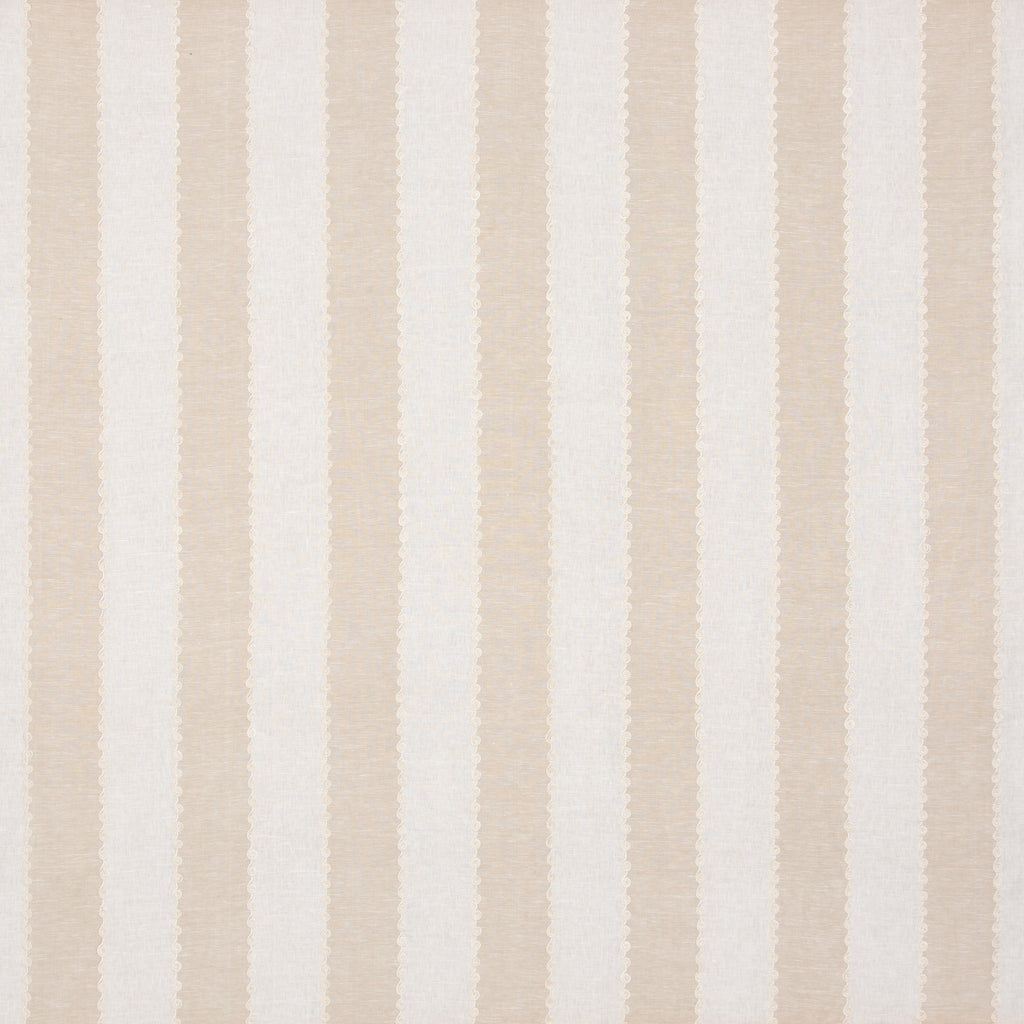 Ashmore Stripe - Parchment Beige By G P & J Baker | Ashmore |  Drapery Embroidery