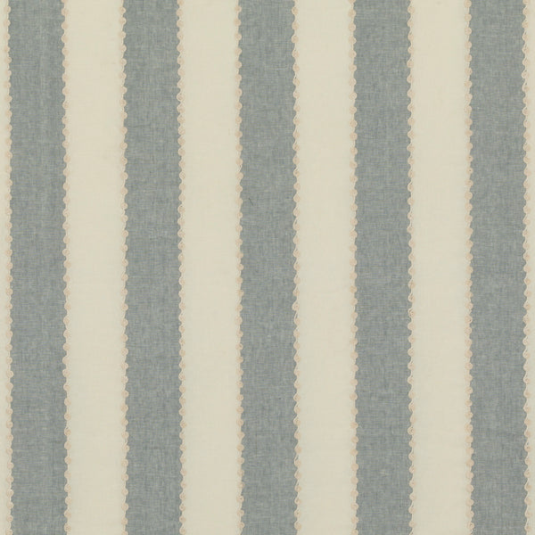 Ashmore Stripe - Blue Blue By G P & J Baker | Ashmore |  Drapery Embroidery