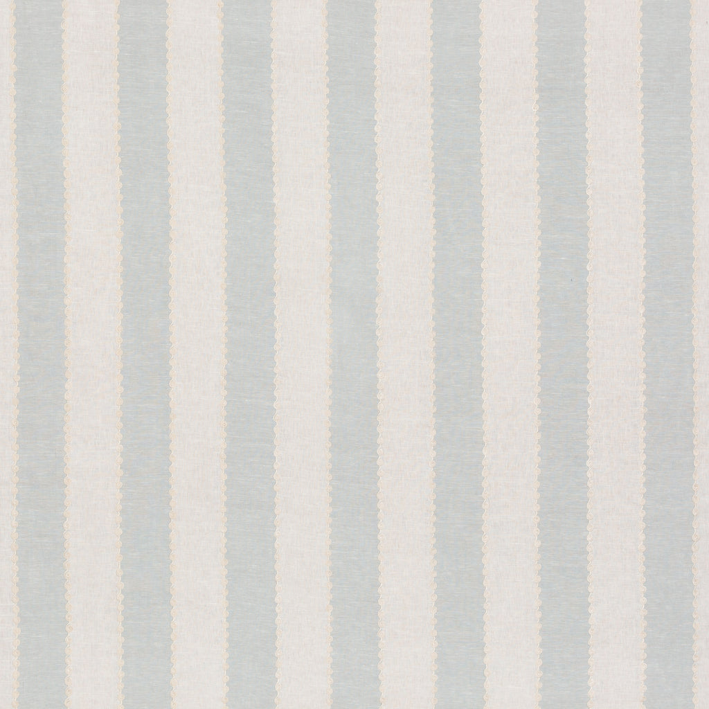 Ashmore Stripe - Aqua Blue By G P & J Baker | Ashmore |  Drapery Embroidery