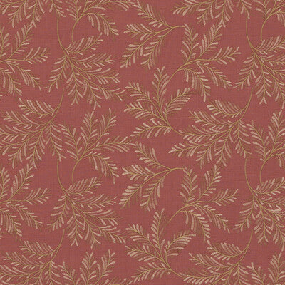 Samples and Purchasing available for Chelsea Fern - Red Red By G P & J Baker | Ashmore |  Drapery Embroidery at Designer Wallcoverings and Fabrics