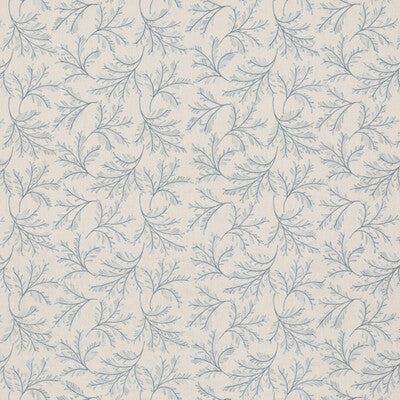 Samples and Purchasing available for Chelsea Fern - Blue Blue By G P & J Baker | Ashmore |  Drapery Embroidery at Designer Wallcoverings and Fabrics