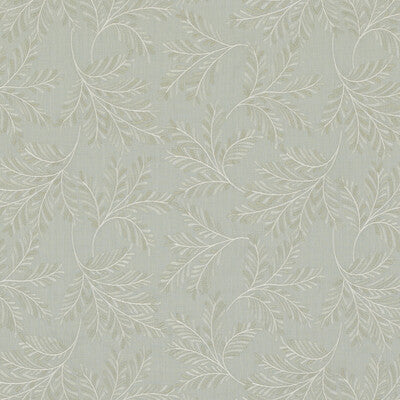 Samples and Purchasing available for Chelsea Fern - Aqua Green By G P & J Baker | Ashmore |  Drapery Embroidery at Designer Wallcoverings and Fabrics